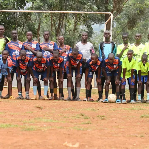 Football team at Sikri Academy