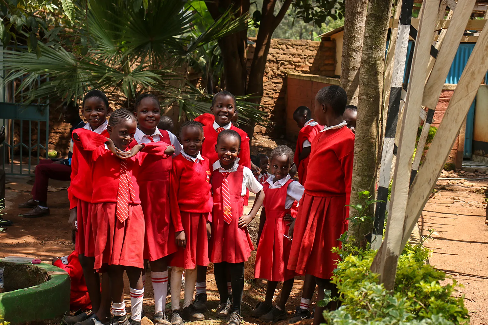 Lower primary learners at Sikri Academy in Oyugis