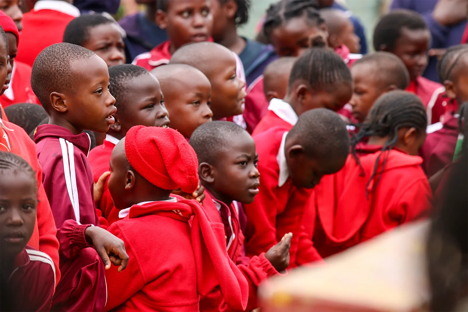 Upper primary learners at Sikri Academy in Oyugis